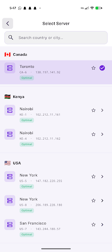 Ping Tunnel VPN screenshot 3
