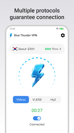 Blue Thunder VPNایمن و سریع screenshot 3