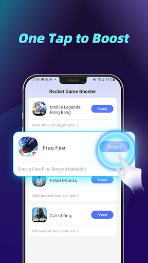 Rocket Game Booster - Zero Lag screenshot 2