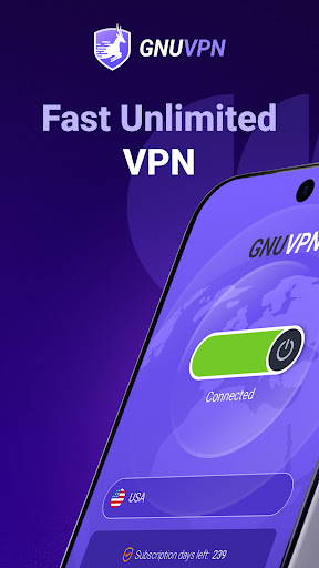 GnuVPN: Super Fast VPN Proxy screenshot 1