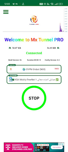 MX Tunnel Pro screenshot 1