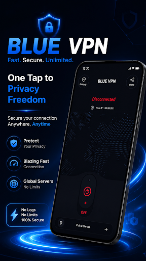 Blue VPN فیلترشکن قوی و پرسرعت screenshot 2