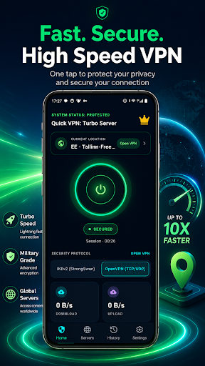 Quick VPN: Turbo Server screenshot 1