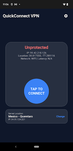 QuickConnect VPN screenshot 2