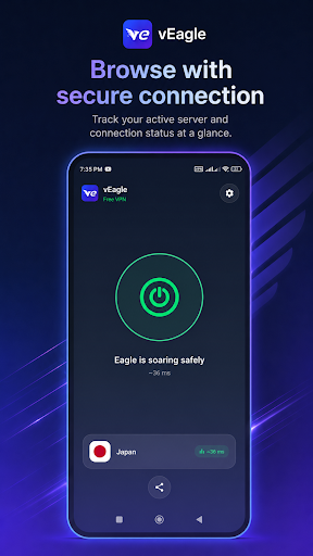 Veagle VPN: Fast & Free VPN screenshot 1