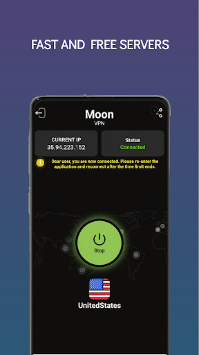 Moon VPN screenshot 1